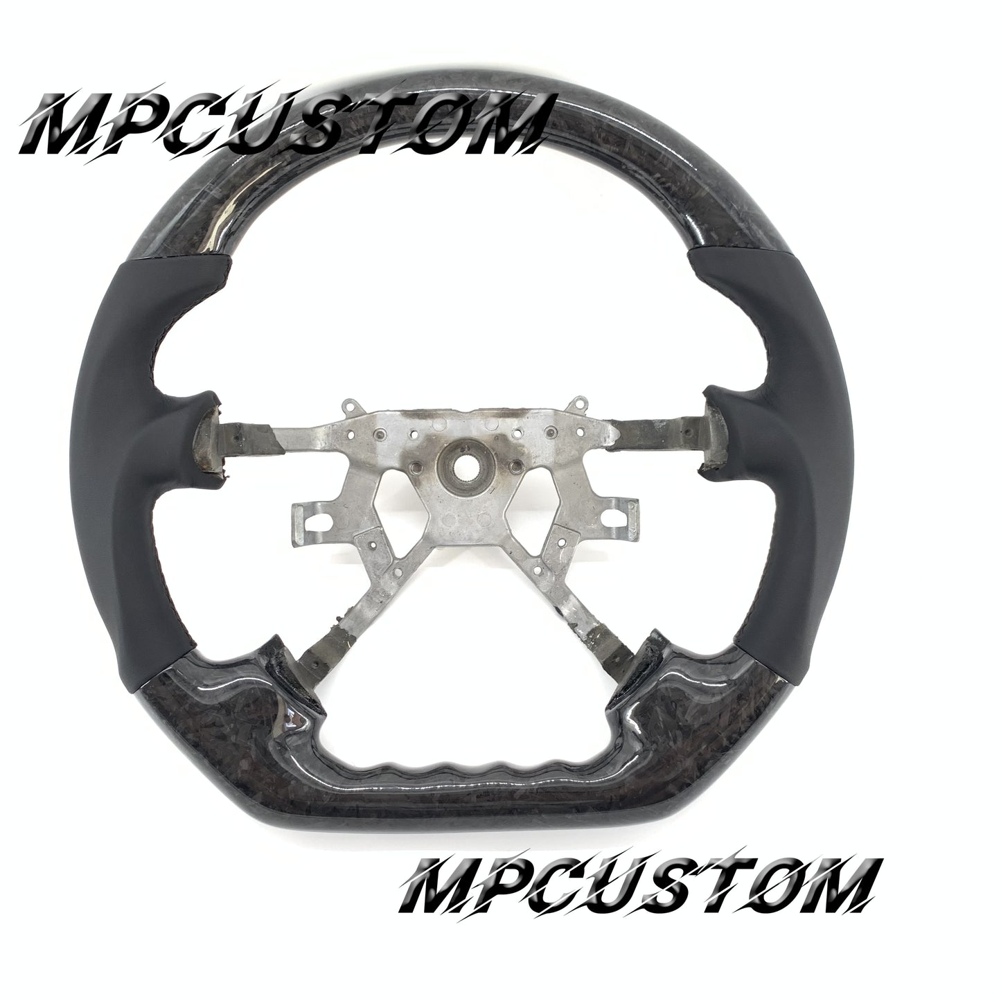 Mpcustom for Nissan Y61 carbon fiber steering wheel round top