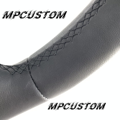 Mpcustom for Nissan Y61 carbon fiber steering wheel black stitching