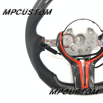Mpcustom for BMW 6 series F06/F13/F12 carbon fiber steering wheel round top