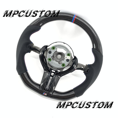Mpcustom for BMW 4 series F32/F33/F36 carbon fiber steering wheel M stripe line