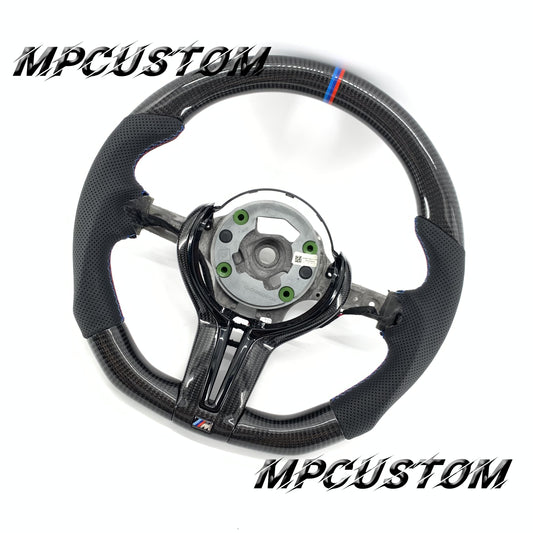 Mpcustom for BMW 4 series F32/F33/F36 carbon fiber steering wheel M stripe line