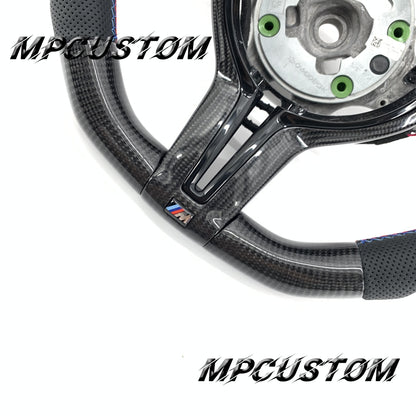 Mpcustom for BMW 5 series F10/F11 carbon fiber steering wheel gloss carbon fiber