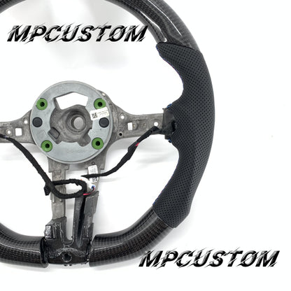 Mpcustom for BMW 5 series F10/F11 carbon fiber steering wheel M stitching