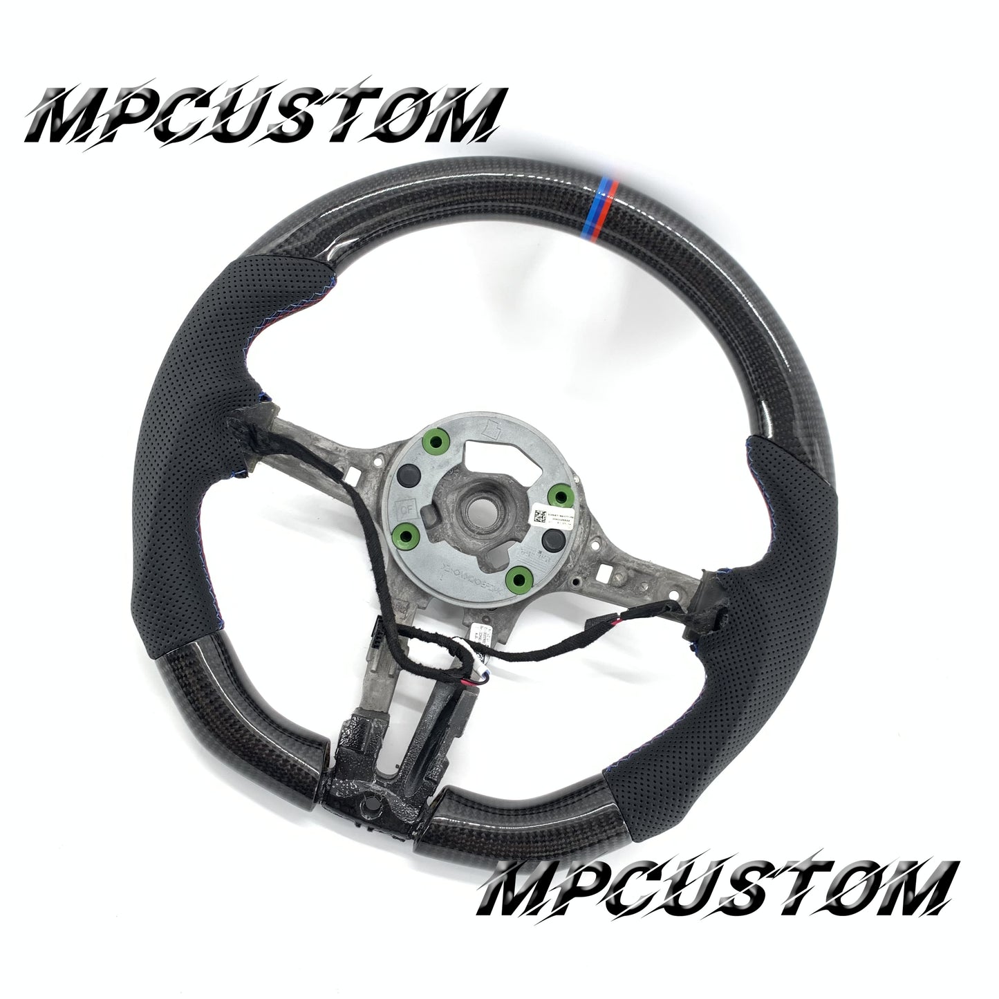Mpcustom for BMW 5 series F10/F11 carbon fiber steering wheel M stitching