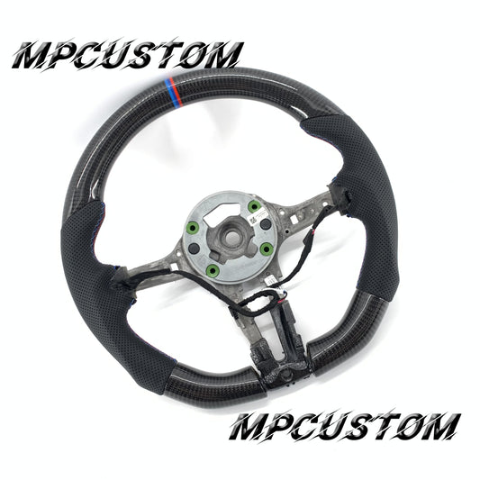 Mpcustom for BMW 6 series F06/F13/F12 carbon fiber steering wheel flat bottom