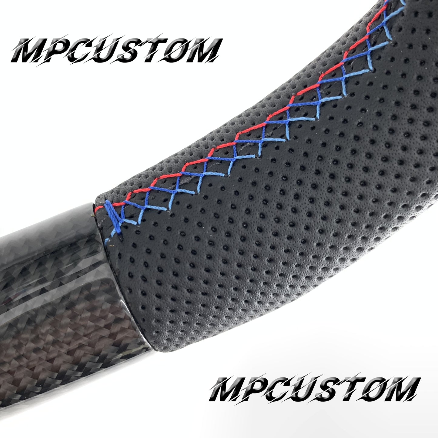 Mpcustom for BMW 5 series F10/F11 carbon fiber steering wheel M stitching