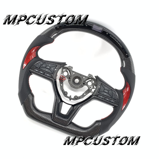 Mpcustom for Nissan sylphy carbon fiber steering wheel led