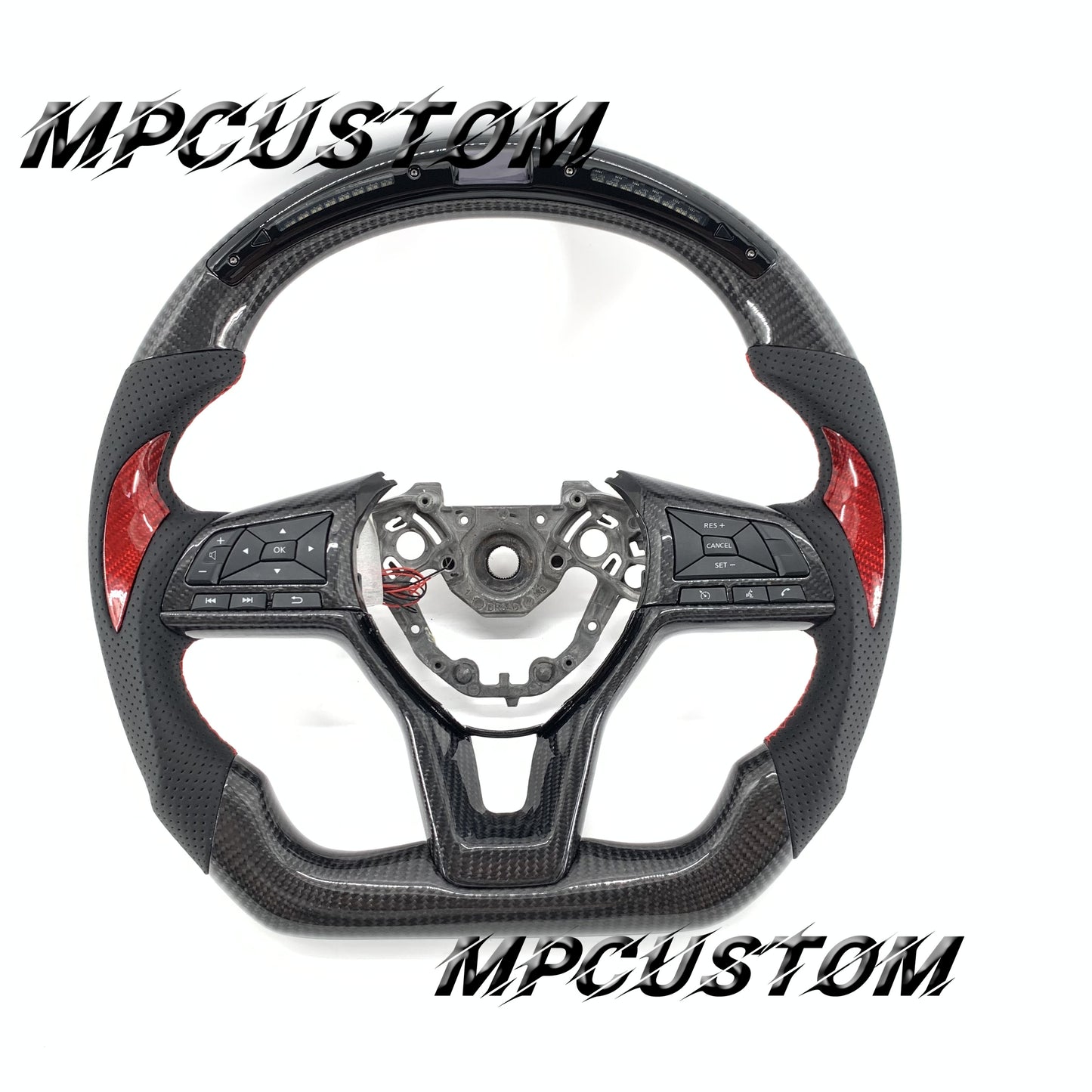 Mpcustom for Nissan sylphy carbon fiber steering wheel gloss