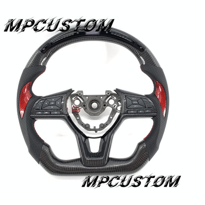 Mpcustom for Nissan sylphy carbon fiber steering wheel gloss