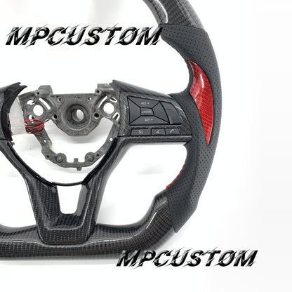 Mpcustom for Nissan sylphy carbon fiber steering wheel led