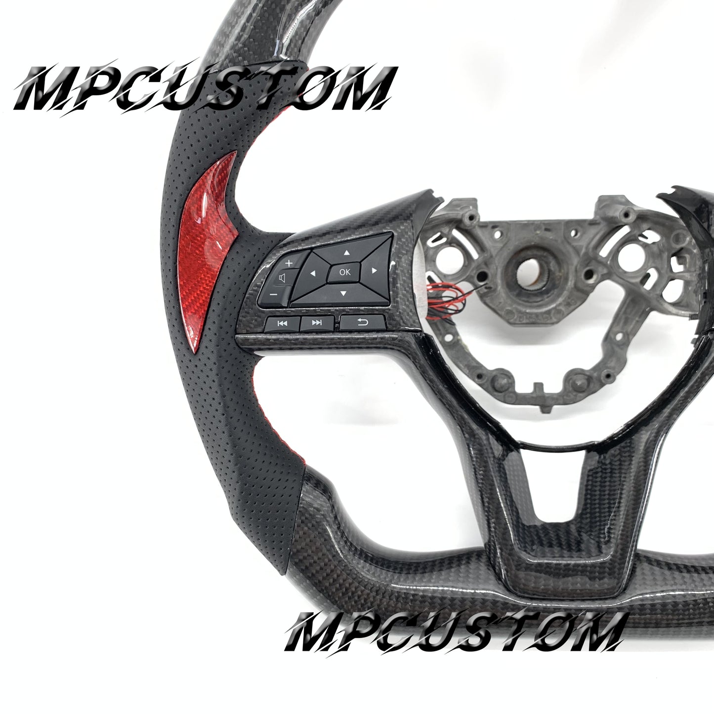 Mpcustom for Nissan sylphy carbon fiber steering wheel gloss