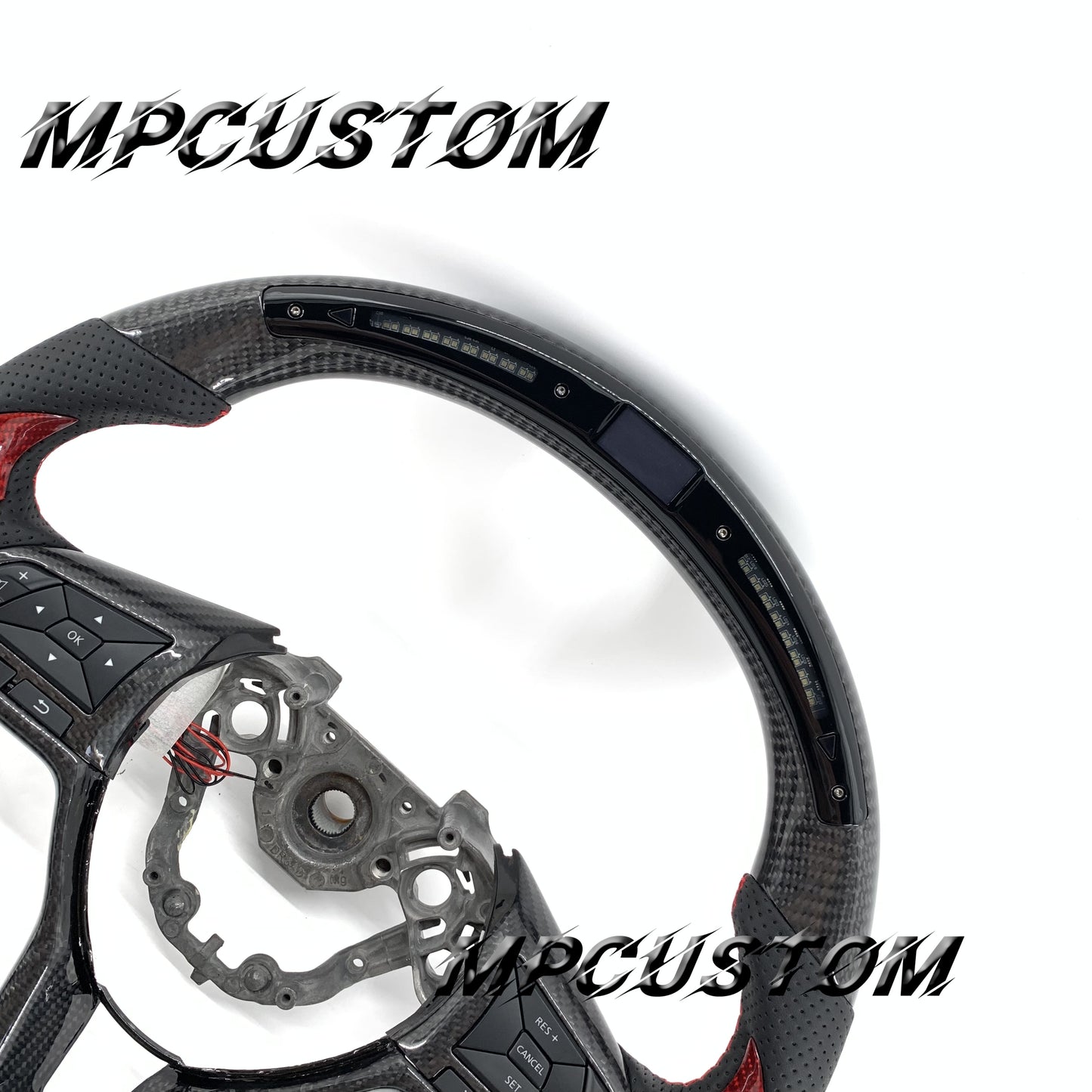 Mpcustom for Nissan sylphy carbon fiber steering wheel gloss
