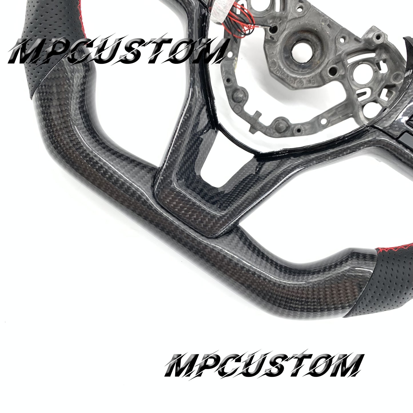 Mpcustom for Nissan sylphy carbon fiber steering wheel led