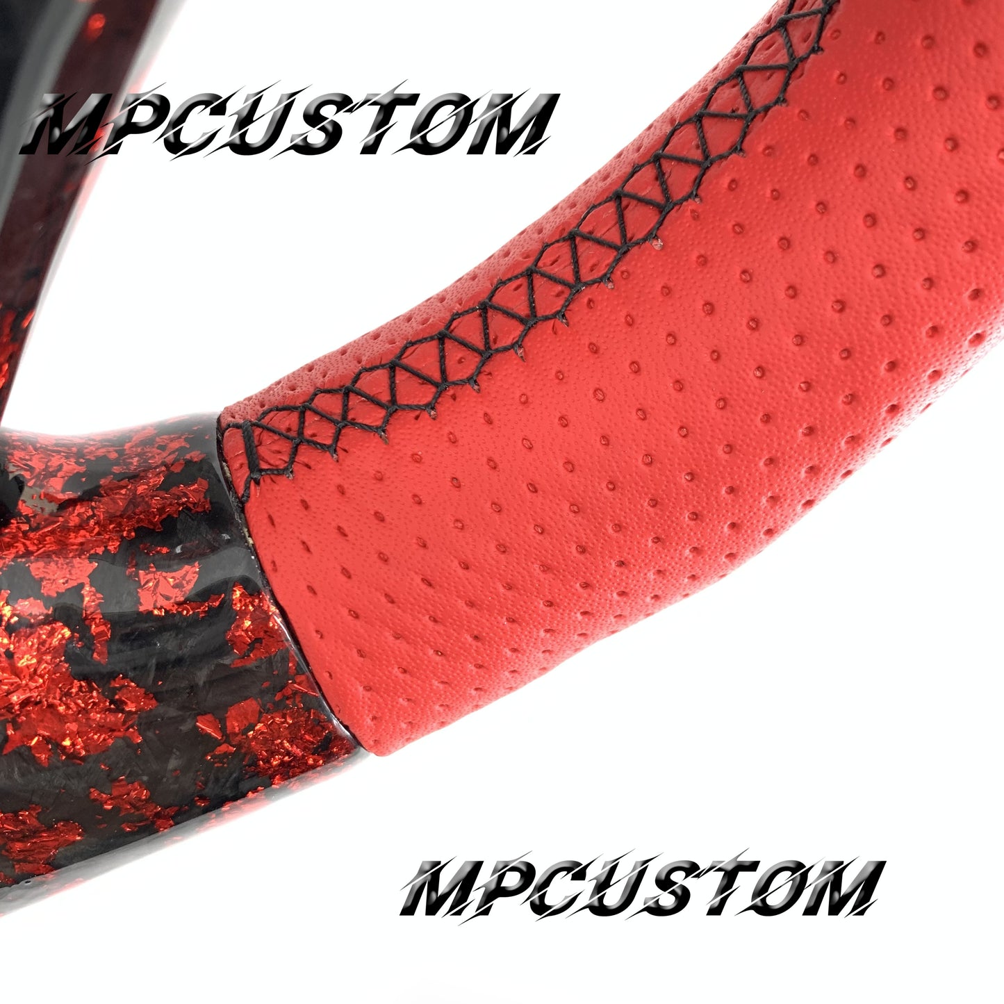Mpcustom for Toyota sienna 2014 carbon fiber steering wheel round top