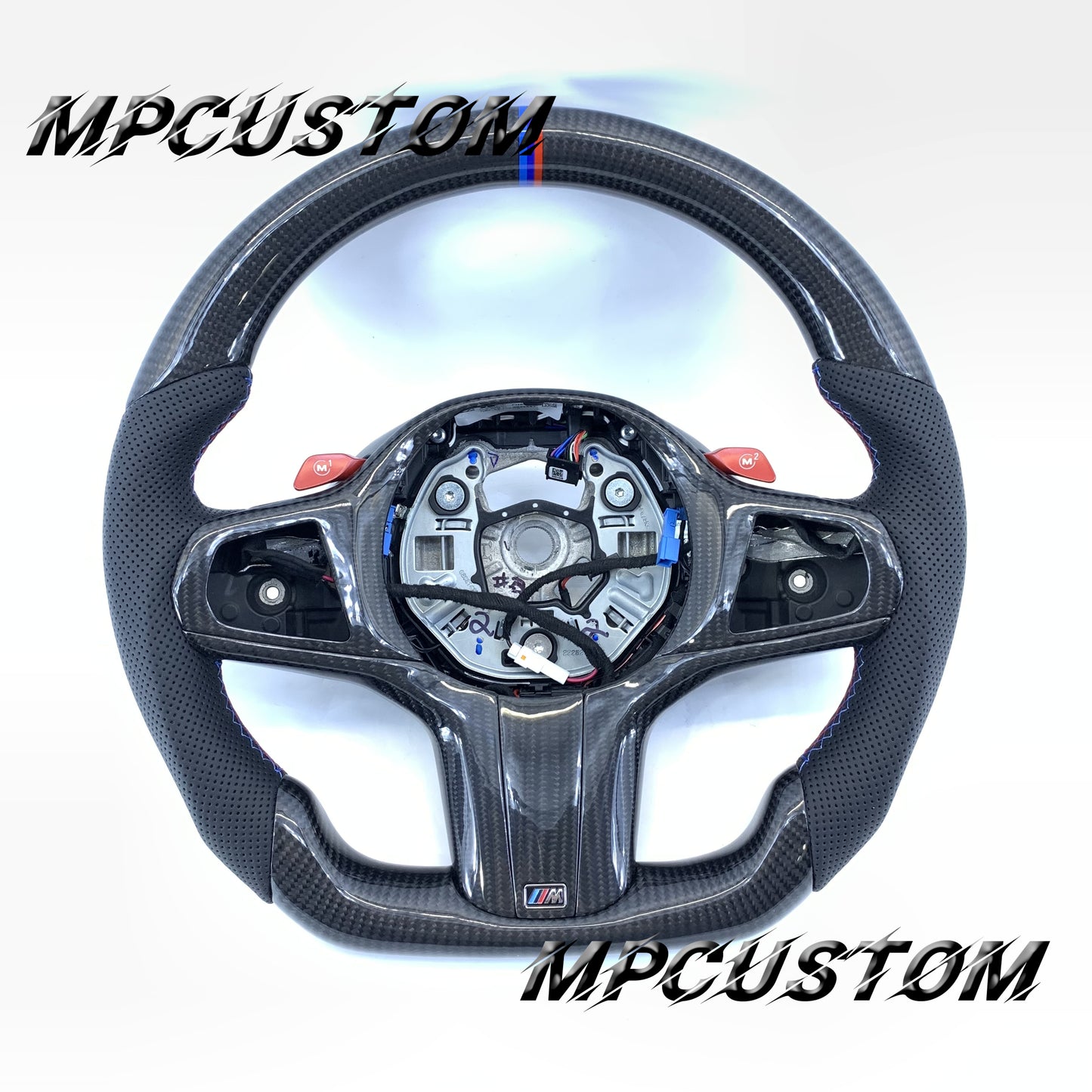 Mpcustom BMW G series carbon fiber steering wheel gloss