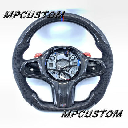 Mpcustom BMW G series carbon fiber steering wheel gloss