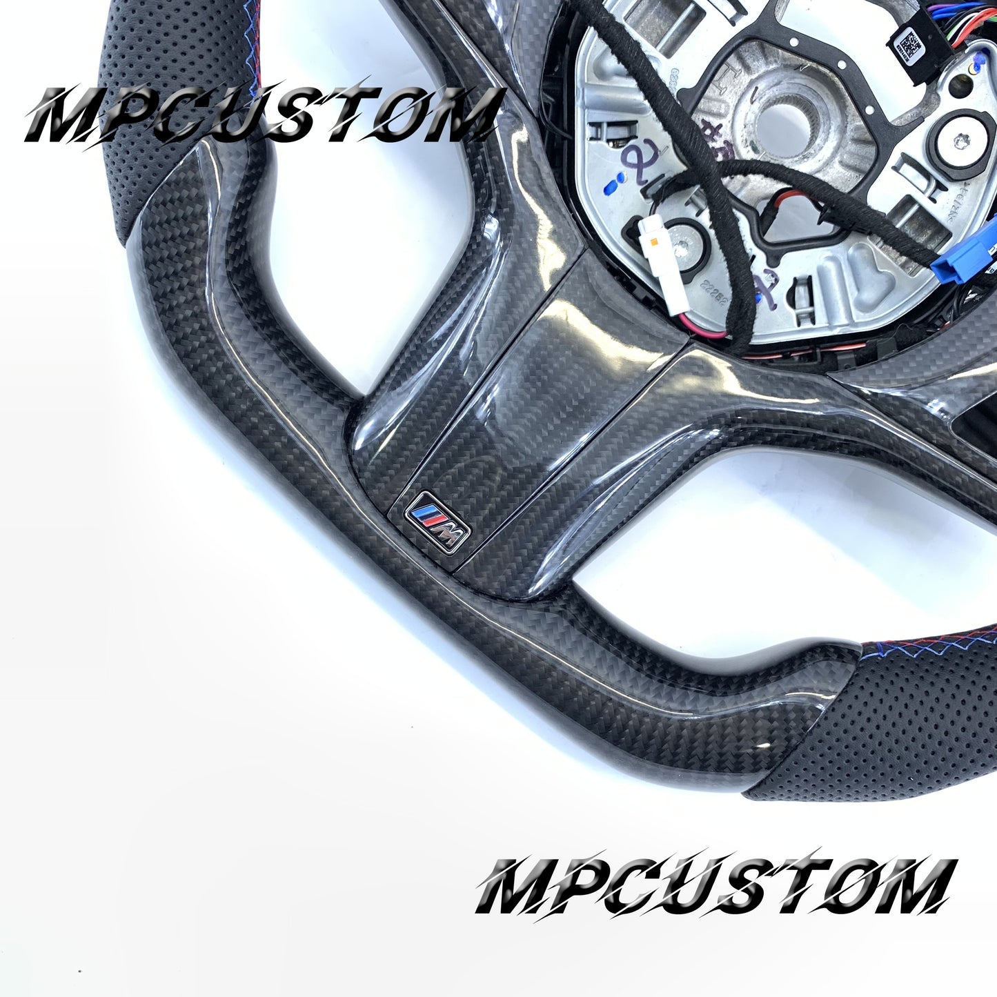 Mpcustom BMW G series carbon fiber steering wheel gloss