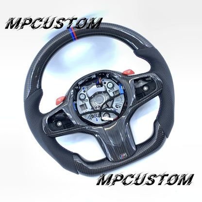 Mpcustom BMW G series carbon fiber steering wheel M stripe line