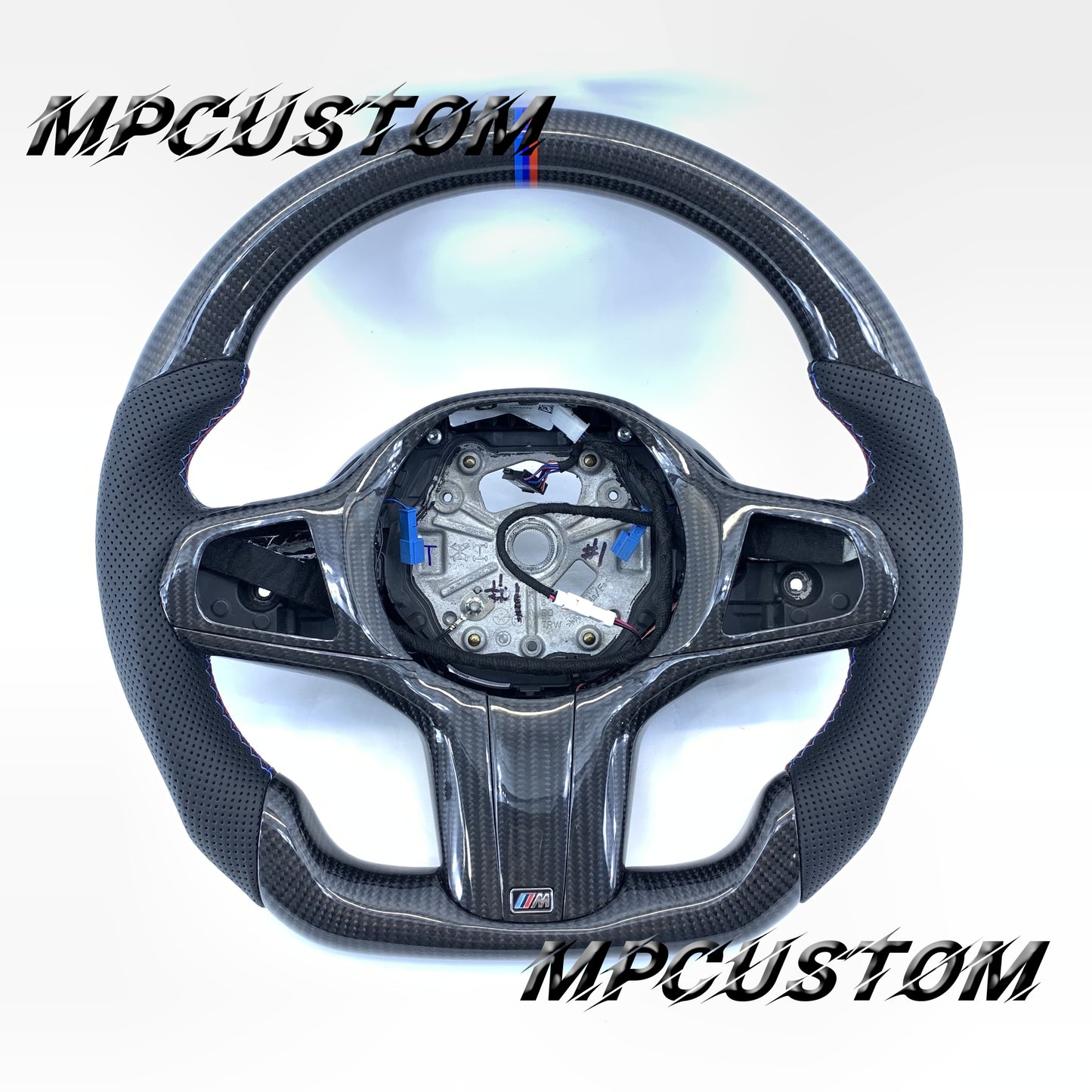 Mpcustom BMW G series carbon fiber steering wheel round top