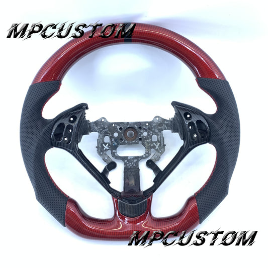 Mpcustom for Acura TL 2007-2008 carbon fiber steering wheel round top