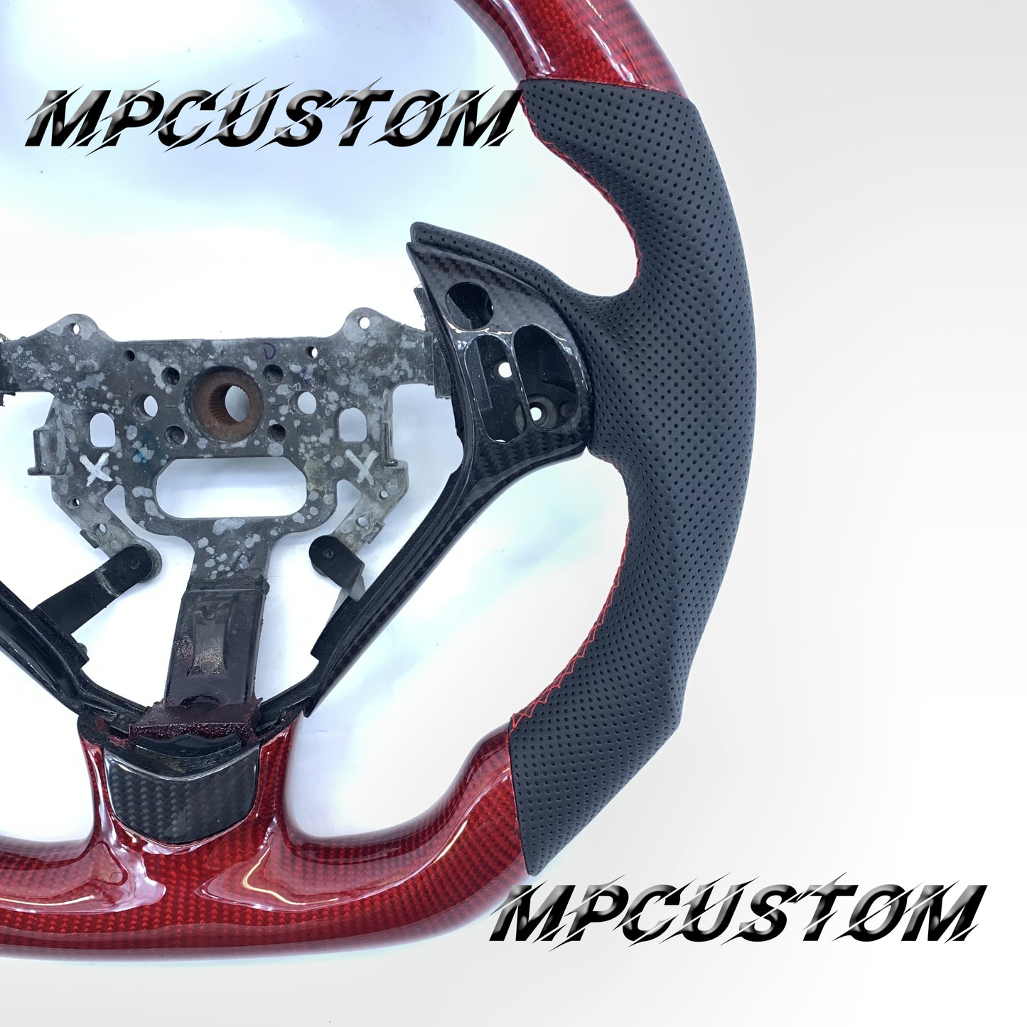 Mpcustom Acura TL 2007-2008 carbon fiber steering wheel