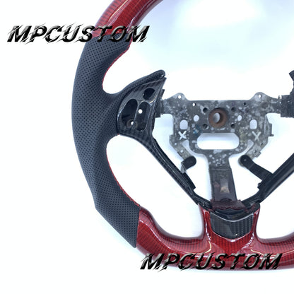 Mpcustom for Acura TL 2007-2008 carbon fiber steering wheel round top