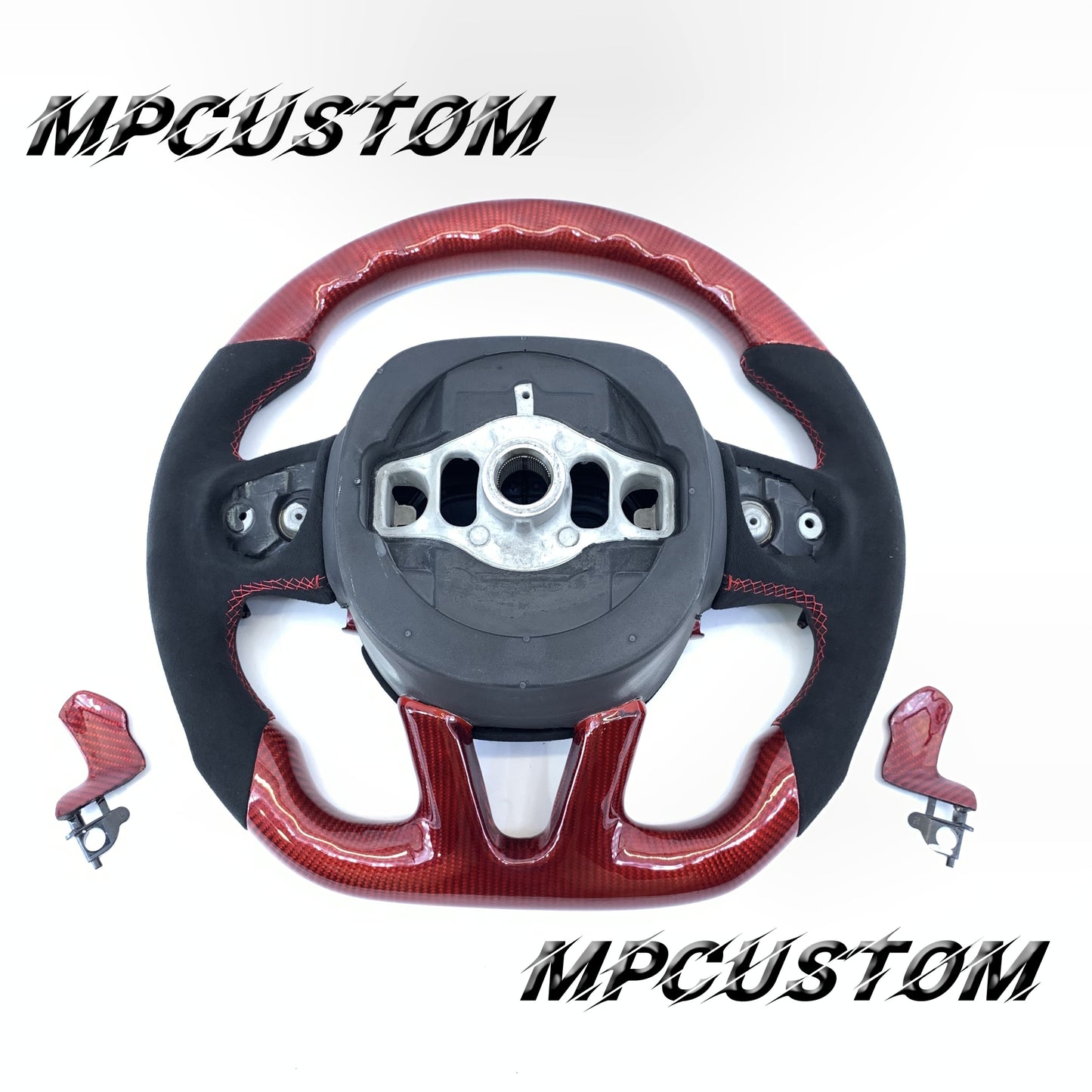 Mpcustom Dodge Challenger 2015-2021  carbon fiber steering wheel gloss