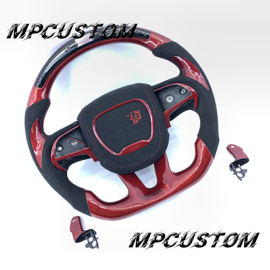 Mpcustom Dodge Challenger 2015-2021  carbon fiber steering wheel