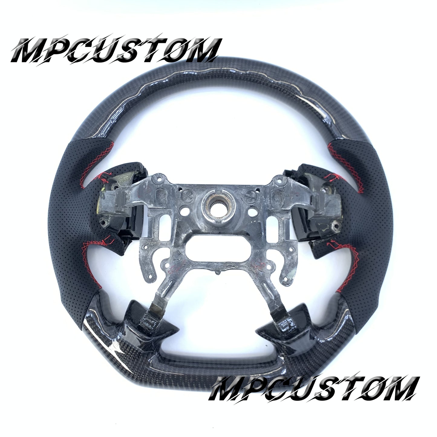 Mpcustom Acura TL 2004-2006 carbon fiber steering wheel round top