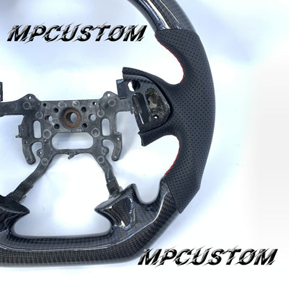 Mpcustom Acura TL 2004-2006 carbon fiber steering wheel round top
