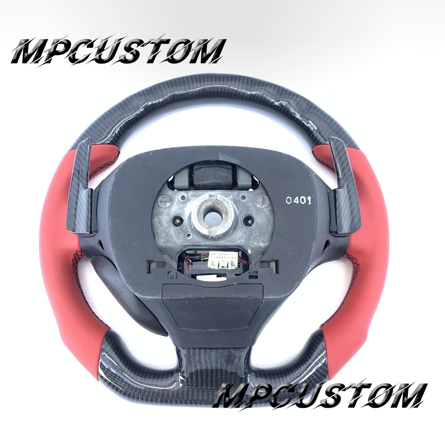 Mpcustom Acura tsx 2009-2014 carbon fiber steering wheel round top