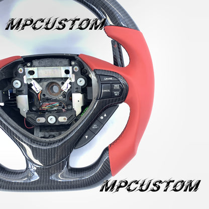 Mpcustom Acura tsx 2009-2014 carbon fiber steering wheel gloss