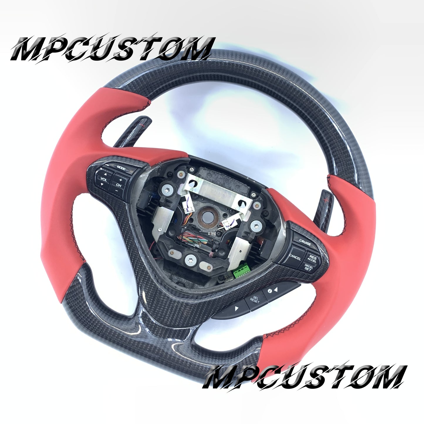 Mpcustom Acura tsx 2009-2014 carbon fiber steering wheel gloss