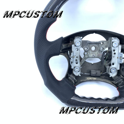 Mpcustom Subaru WRX 2002 carbon fiber steering wheel round top