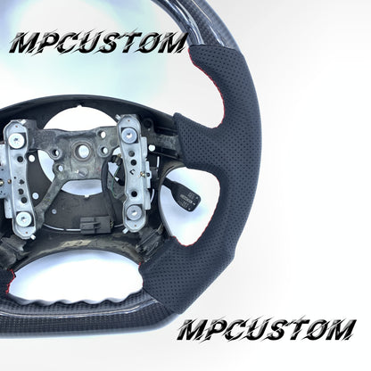 Mpcustom Subaru WRX 2002 carbon fiber steering wheel round top