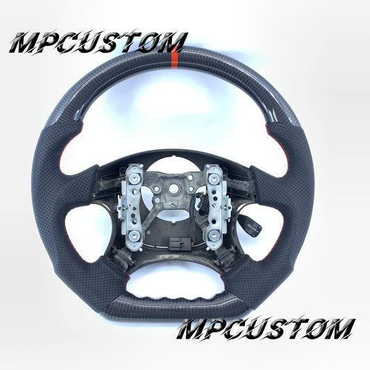 Mpcustom Subaru WRX 2002 carbon fiber steering wheel round top