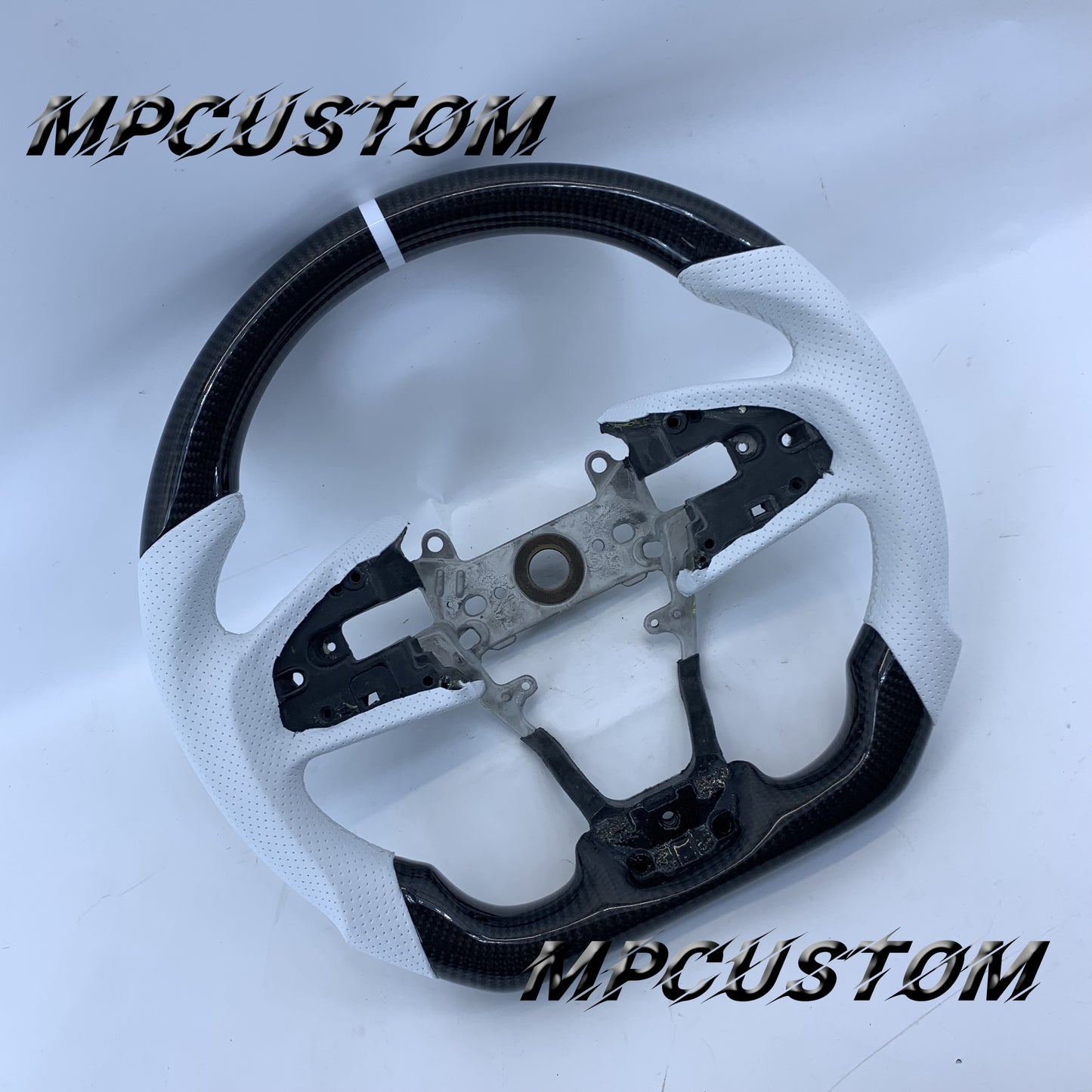 Mpcustom Honda 10th Gen Civic 2016+ carbon fiber steering wheel gloss