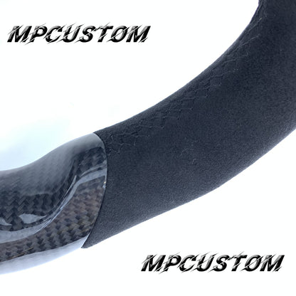 Mpcustom Audi B9 2017+ carbon fiber steering wheel gloss