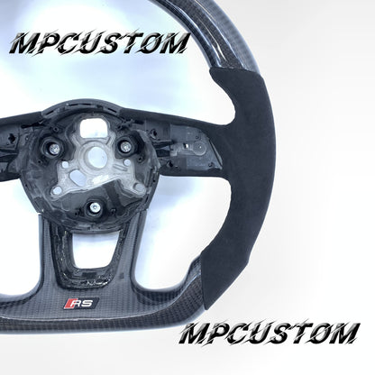Mpcustom Audi B9 2017+ carbon fiber steering wheel