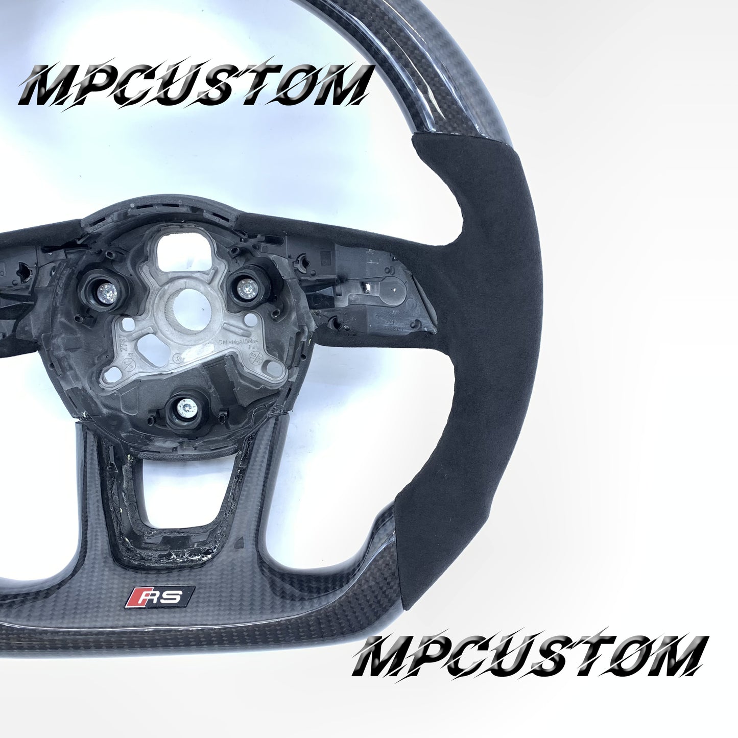 Mpcustom Audi B9 2017+ carbon fiber steering wheel round top