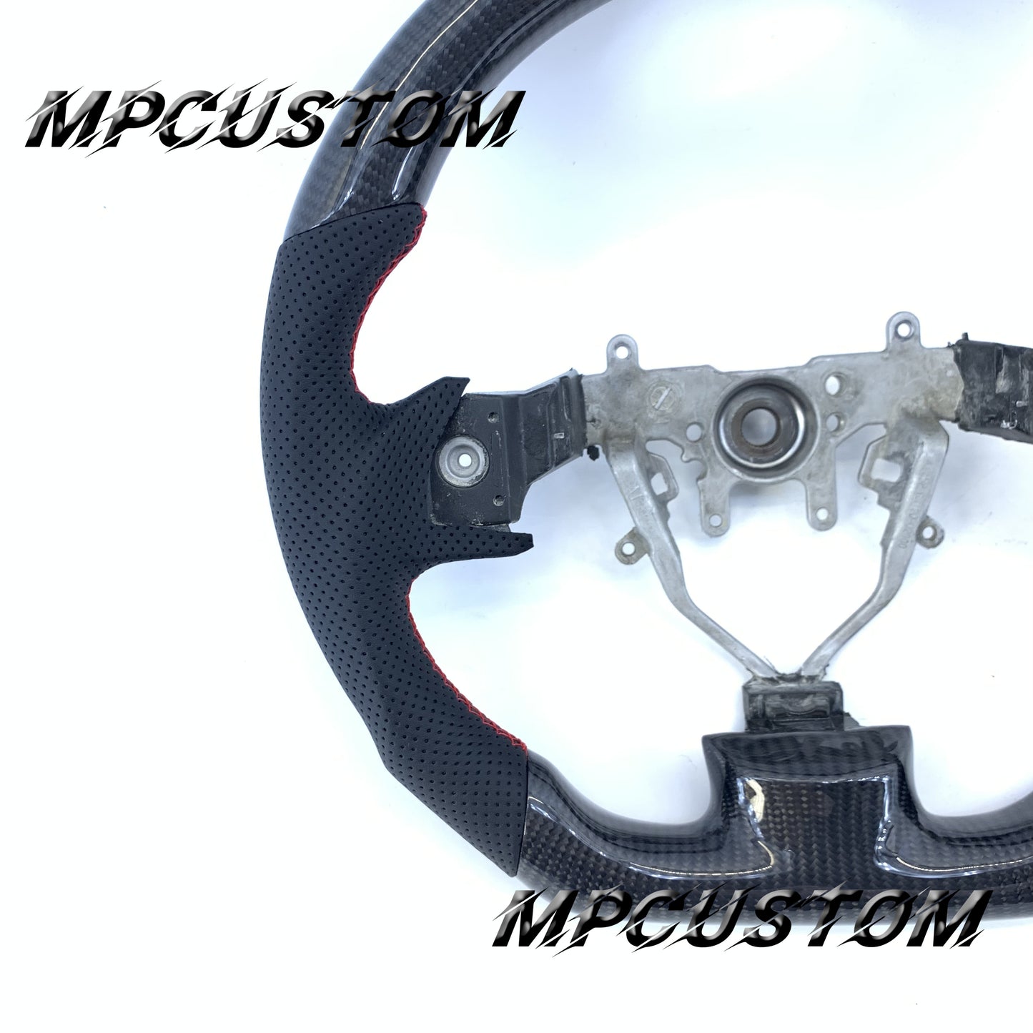 Mpcustom Subaru 2008-2014 carbon fiber steering wheel flat bottom