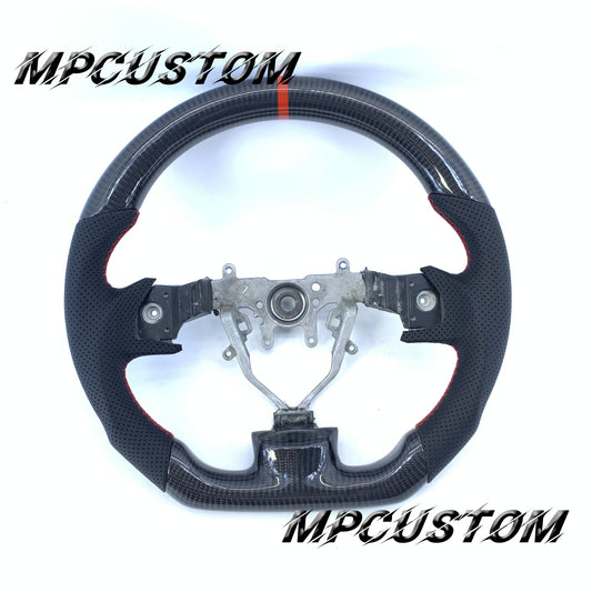 Mpcustom Subaru 2008-2014 carbon fiber steering wheel flat bottom
