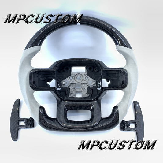 Mpcustom Ford 2021 F150 carbon fiber steering wheel gloss