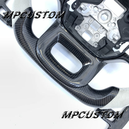 Mpcustom Ford 2021 F150 carbon fiber steering wheel gloss