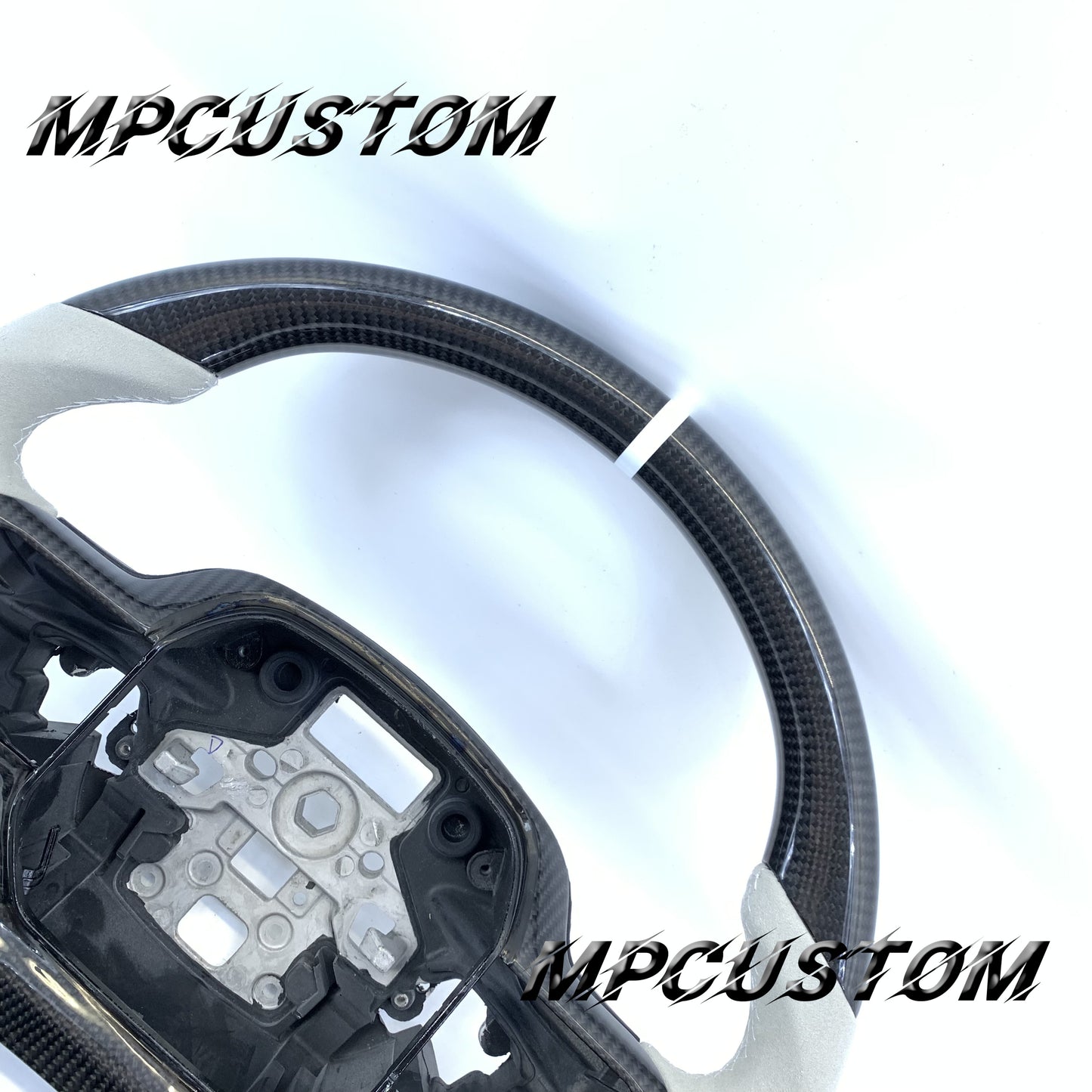 Mpcustom Ford 2021 F150 carbon fiber steering wheel gloss