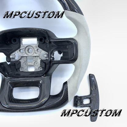 Mpcustom Ford 2021 F150 carbon fiber steering wheel gloss