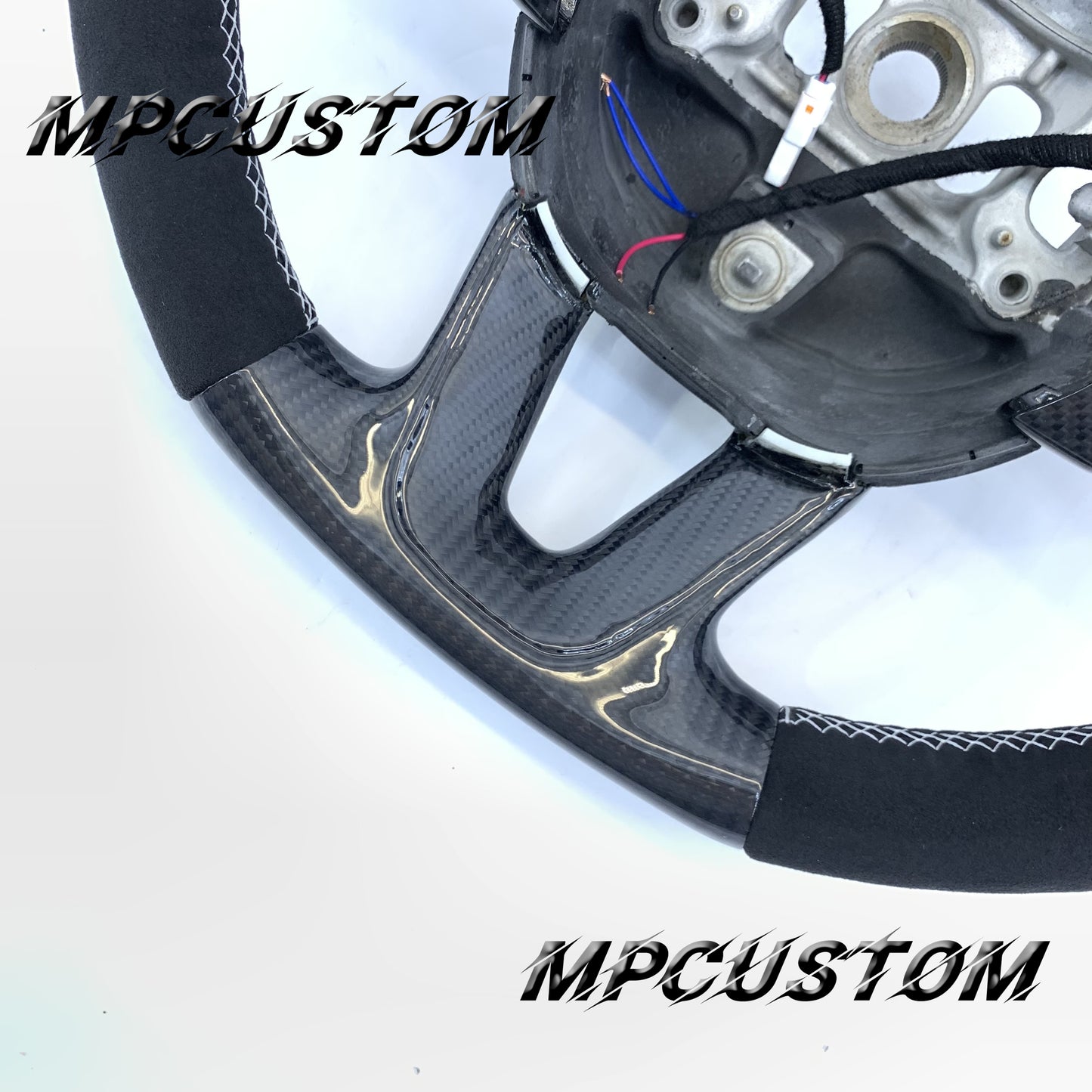 Mpcustom Dodge Challenger 2015-2021 carbon fiber steering wheel round top