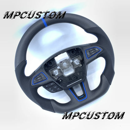 Mpcustom Ford focus mk3 2015-2018 carbon fiber steering wheel matte