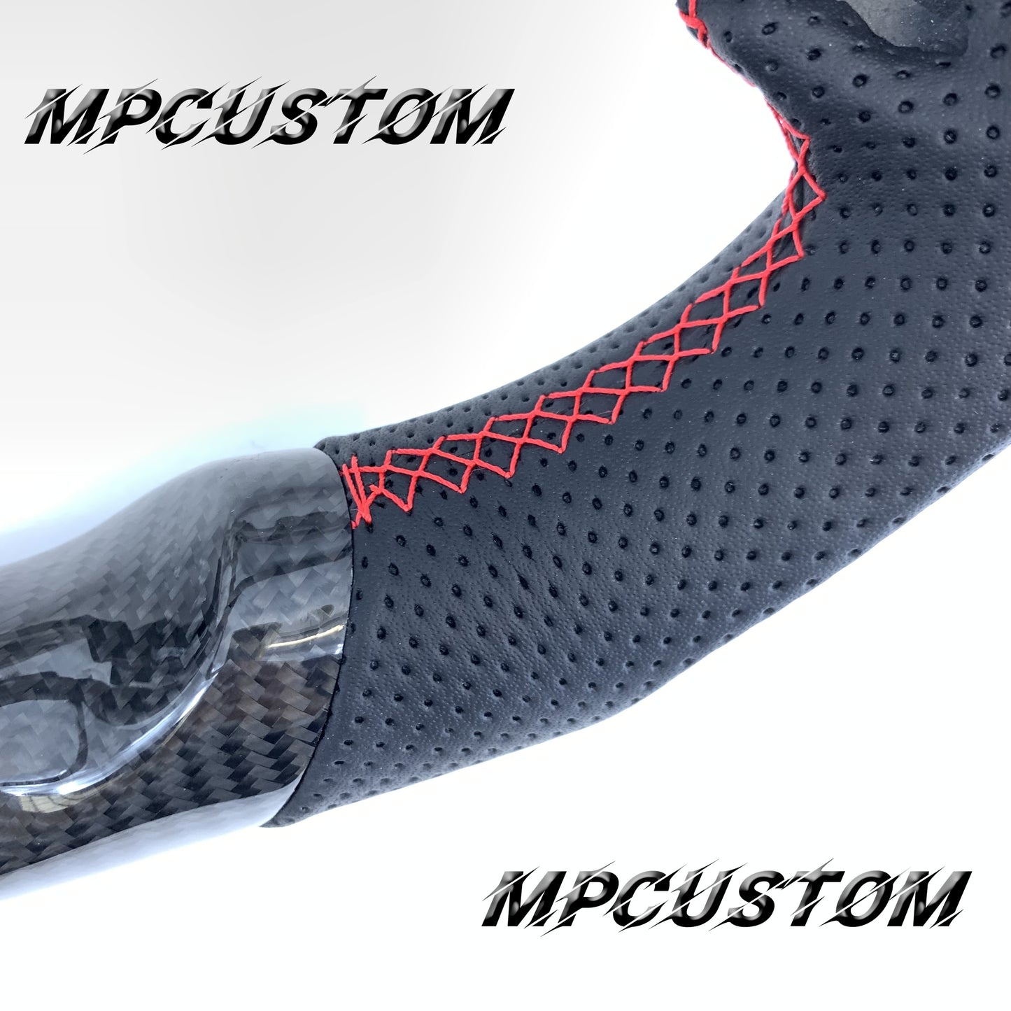 Mpcustom Subaru WRX STI 2015-2020 carbon fiber steering wheel gloss