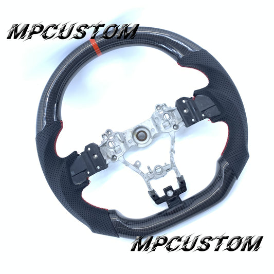 Mpcustom Subaru WRX STI 2015-2020 carbon fiber steering wheel gloss